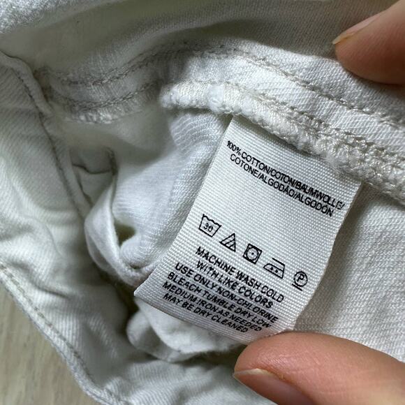 Free People White High Rise Sweet Surrender Shorts Size 28 - Picture 11 of 11